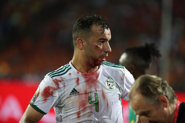 جمال بلعمري نجم منتخب الجزائر في أمم أفريقيا 2019 