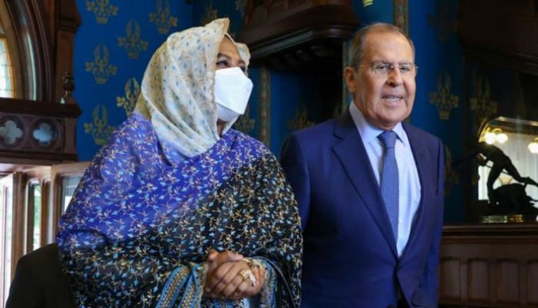 وزيرا خارجية روسيا والسودان - رويترز