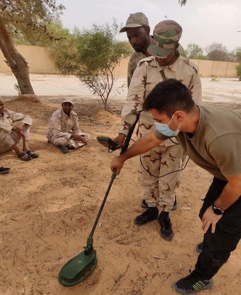 جانب من التدريبات التركية لعناصر مليشيات غرب ليبيا جانب من التدريبات التركية لعناصر مليشيات غرب ليبيا