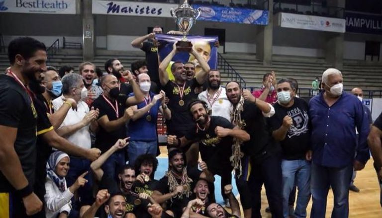 الرياضي بيروت بطلاً للدوري اللبناني لكرة السلة