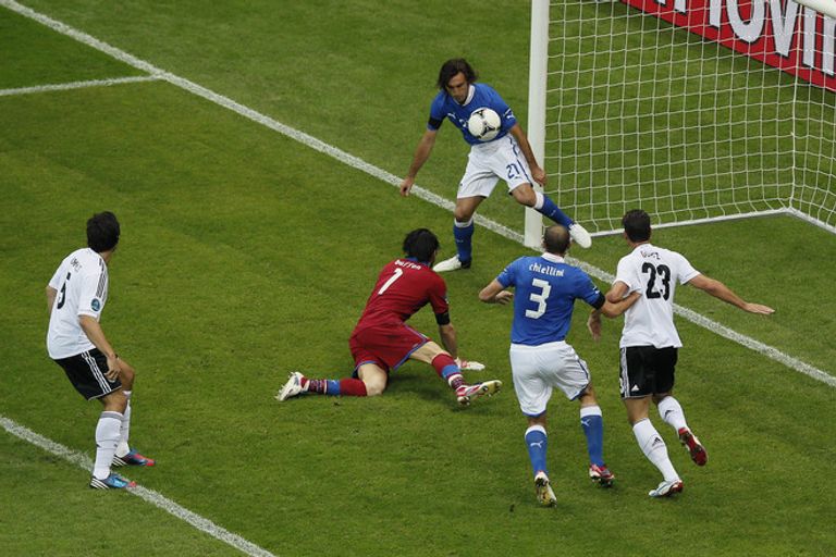 منتخب ألمانيا ضد إيطاليا في يورو 2012 منتخب الدنمارك في يورو 2020