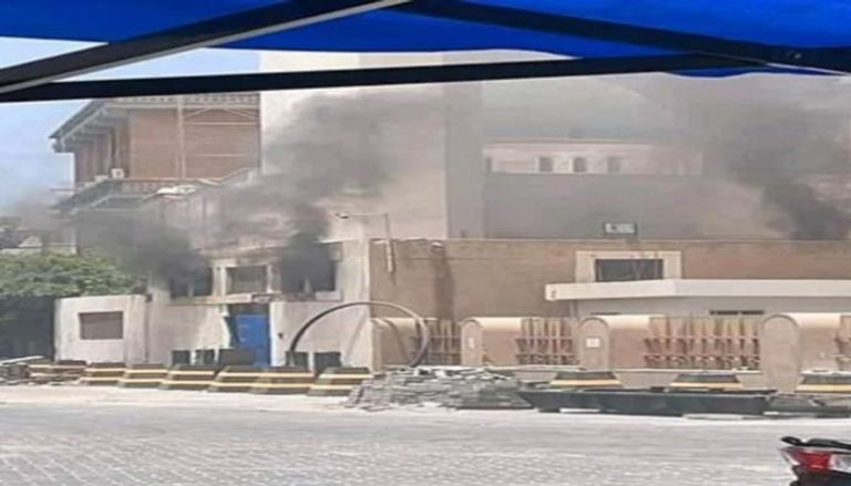 حريق داخل المصرف المركزي الليبي 