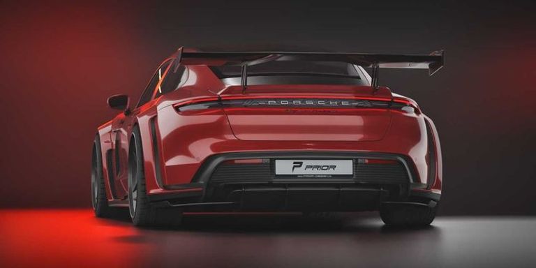 طراز بورش Porsche Taycan Turbo S طراز تسلا Tesla Model Y Performance