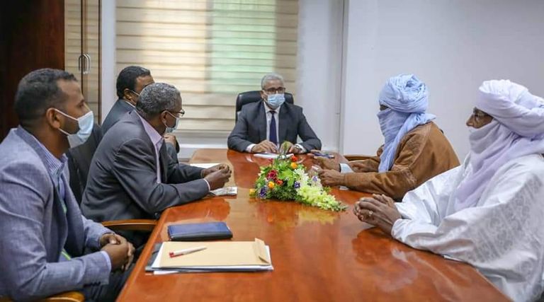 قيادات الطوارق مع باشاغا 2020