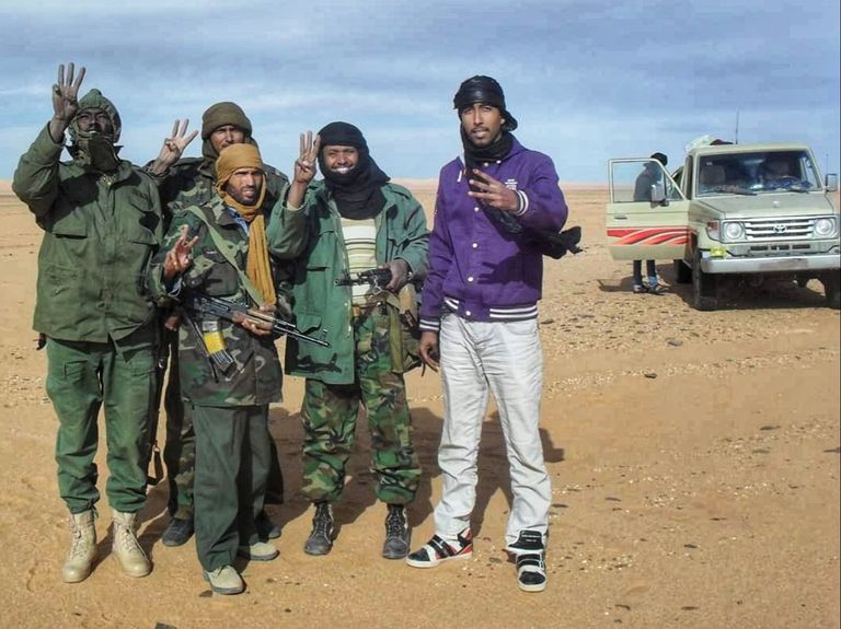 دوريات صحراوية من لواء المغـاويـر  على الحدود الليبية النيجرية 2012