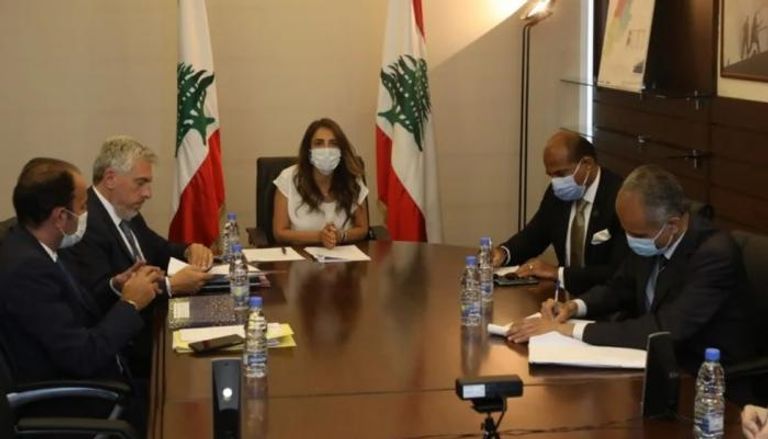زينة عكر نائبة رئيس مجلس الوزراء وزيرة الدفاع في لبنان
