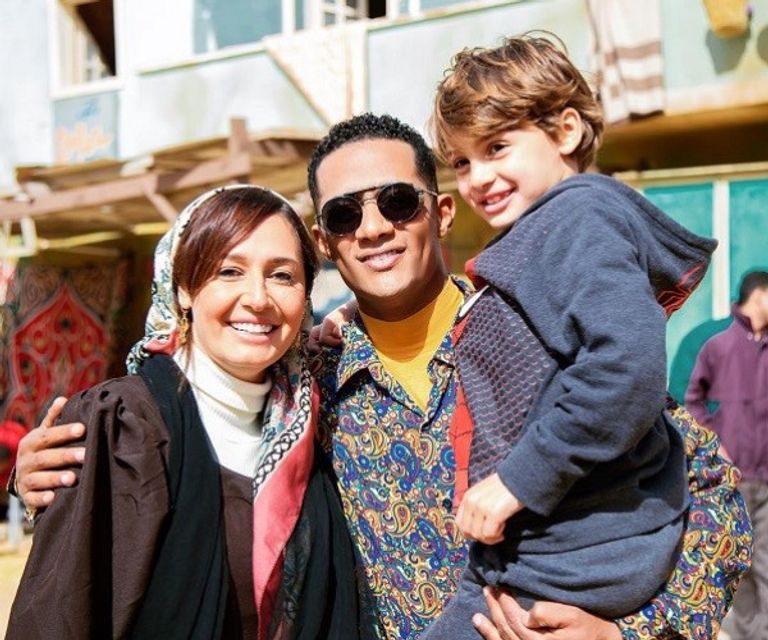 حلا شيحة وزوجها معز مسعود