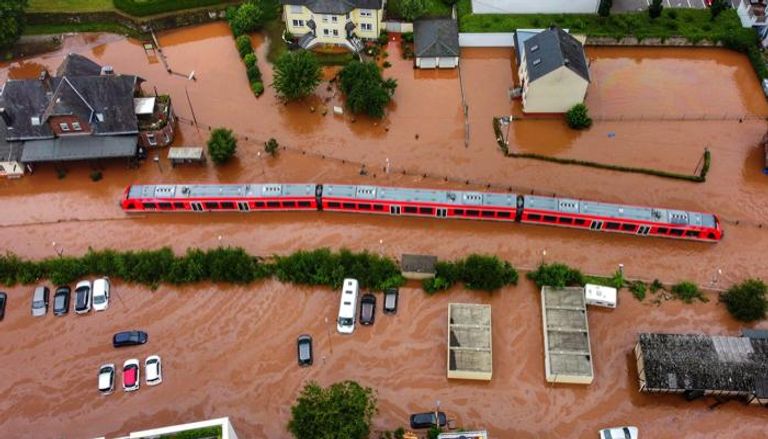 فيضانات في ألمانيا - أ.ف.ب