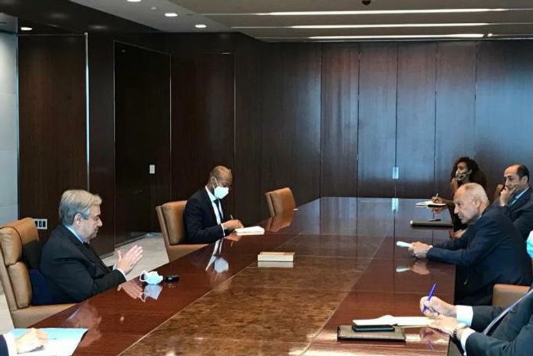 أبوالغيط وجوتيريس