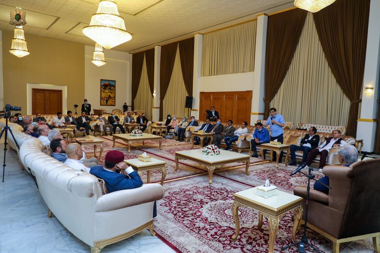 حفتر يستقبل رئيس مجلس النواب