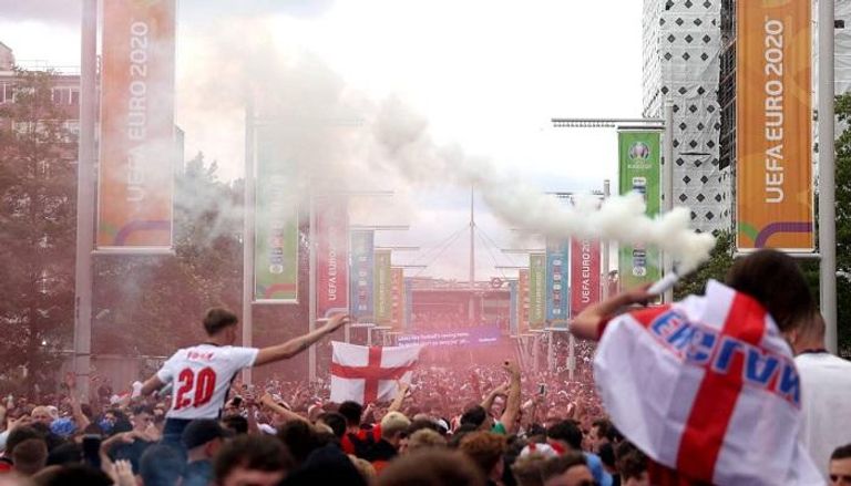 شغب جماهير إنجلترا قبل نهائي يورو 2020