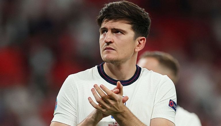 ماجواير مدافع إنجلترا كاد يفقد والده في نهائي يورو 2020