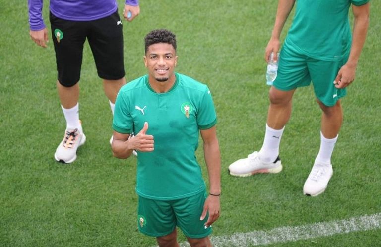 أيوب العملود لاعب الوداد البيضاوي ومنتخب المغرب