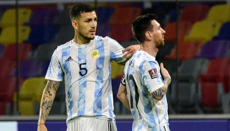 ليونيل ميسي ولياندرو باريديس ليونيل ميسي