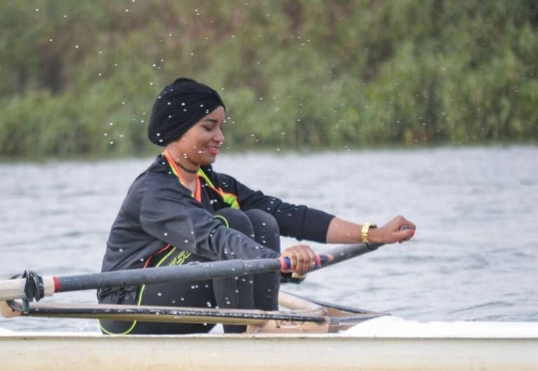 بطلة التجديف السودانية إسراء خوجلي تشارك في أولمبياد طوكيو 2020