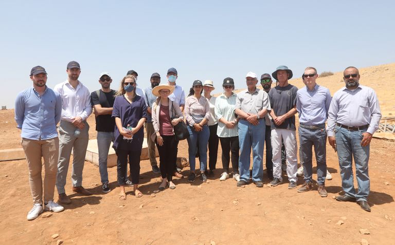 جانب من زيارة ممثلي البعثات الأوروبية