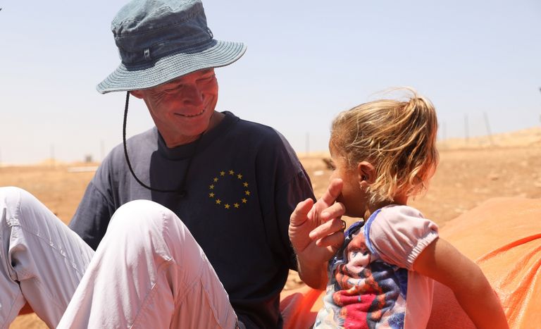 جانب من زيارة ممثلي البعثات الأوروبية