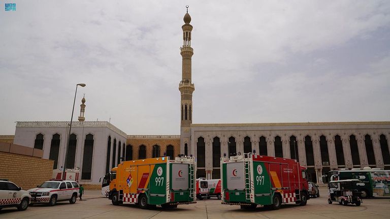 عناية صحية فائقة بضيوف الرحمن