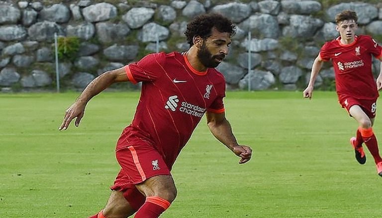 محمد صلاح في أولى مباريات ليفربول التحضيرية محمد صلاح نجم ليفربول