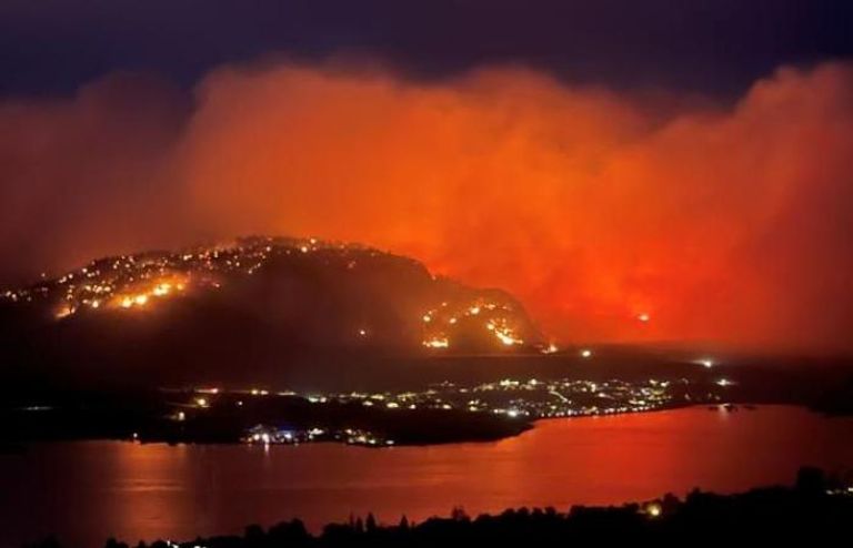 حرائق غرب كندا