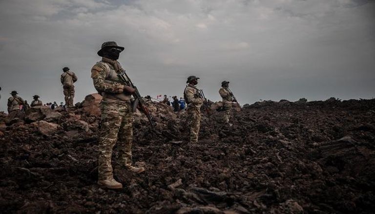قوات من الجيش في الكونغو الديمقراطية 