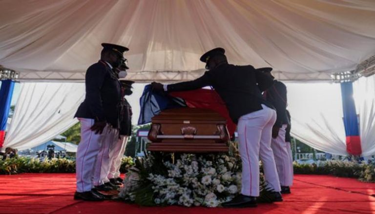 تشييع جثمان رئيس هايتي جوفينيل مويس