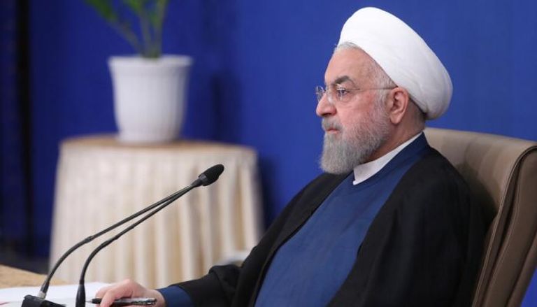 الرئيس الإيراني المنتهية ولايته حسن روحاني