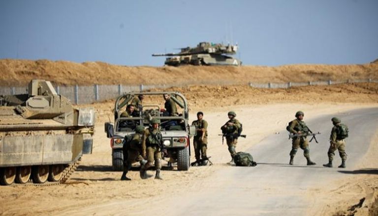 قوات من الجيش الإسرائيلي على الحدود الأردنية - أرشيفية