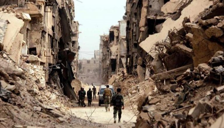 الدمار يسيطر على مدن سورية بالكامل- أرشيفية