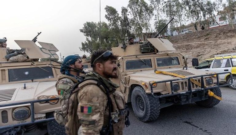 قوات من الجيش الأفغاني خلال عملية أمنية