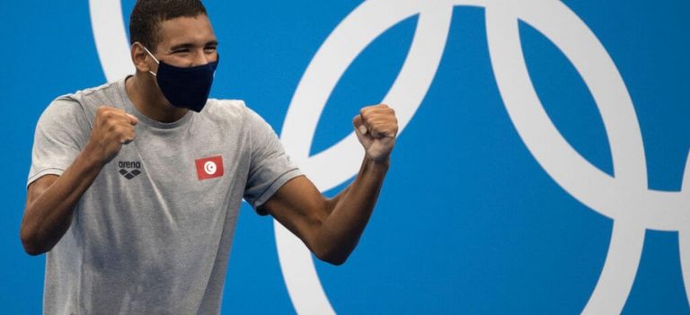 السباح التونسي أحمد الحفناوي السباح التونسي أحمد الحفناوي في أولمبياد طوكيو 2021