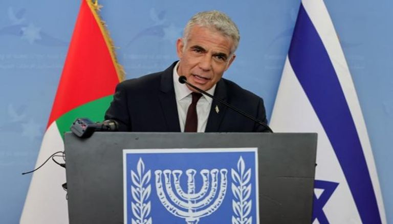 وزير الخارجية الإسرائيلي يائير لابيد 