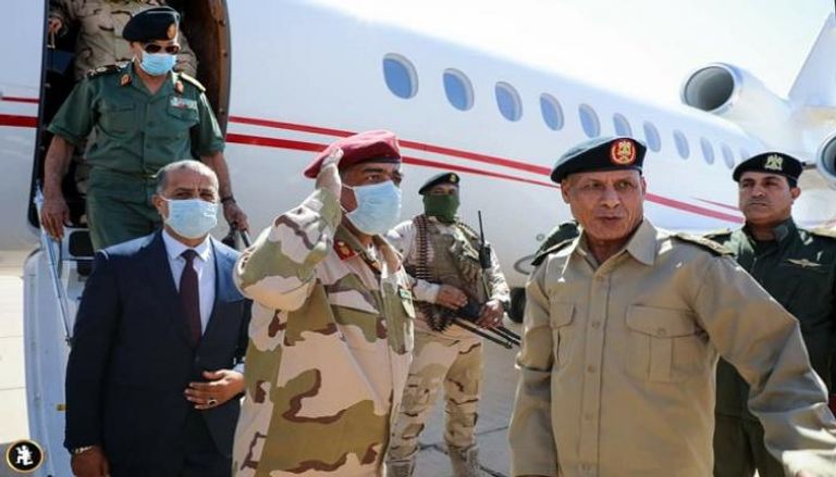 زيارة قيادات الجيش الليبي للقوات في الجنوب 