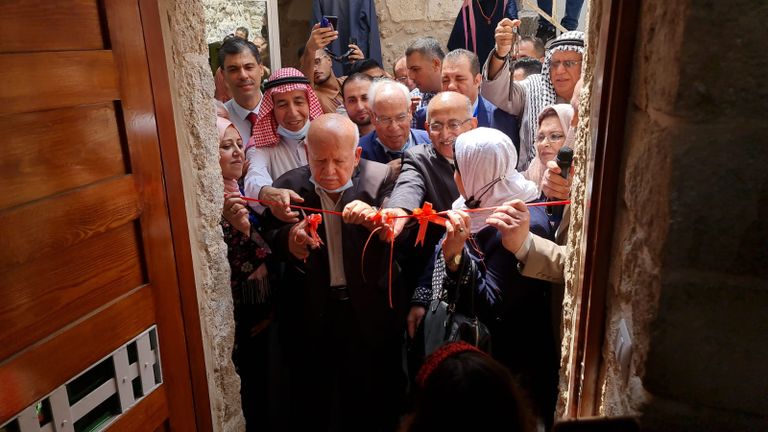 جانب من المعرض التراثي في غزة