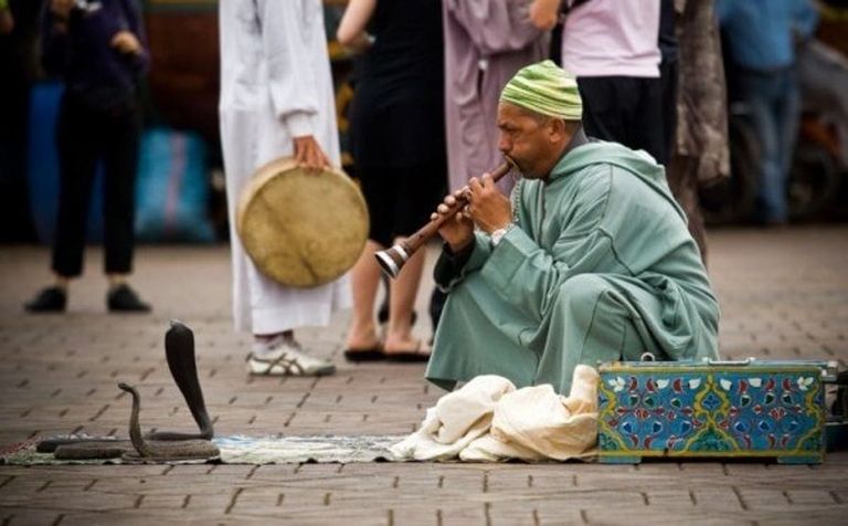 صورة بانورامية للمدينة القديمة لمراكش