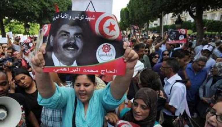 مظاهرات سابقة في تونس تحمل الإخوان مسؤولية اغتيال البراهمي