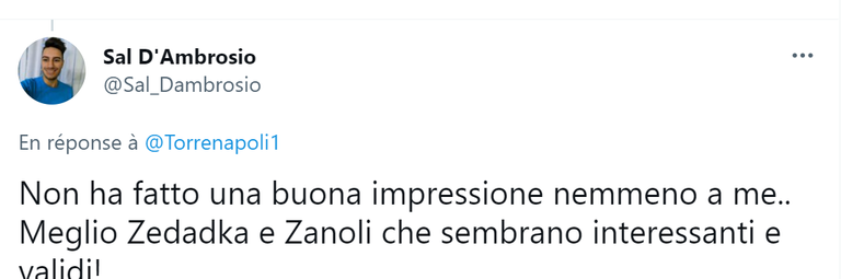 الجزائري كريم زدادكة لاعب نابولي الإيطالي