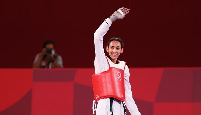 كيميا علي زاده لاعبة فريق اللاجئين في أولمبياد طوكيو 2021