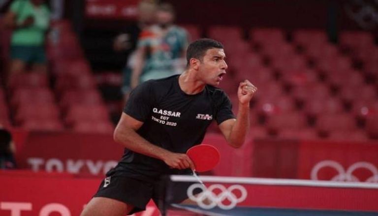 المصري عمر عصر لاعب تنس الطاولة في أولمبياد طوكيو 2021