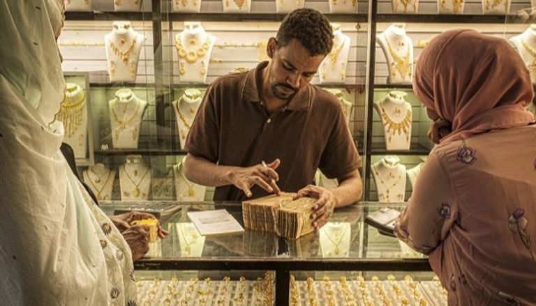 محل لبيع المشغولات الذهبية في الخرطوم - أرشيفية