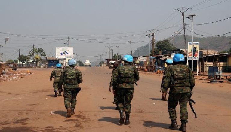 عناصر من بعثة الأمم المتحدة لحفظ السلام في أفريقيا الوسطى- أرشيفية