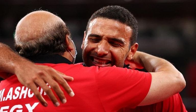 عمر عصر لاعب تنس الطاولة المصري