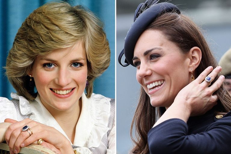 الأميرة الراحلة ديانا وكيت ميدلتون