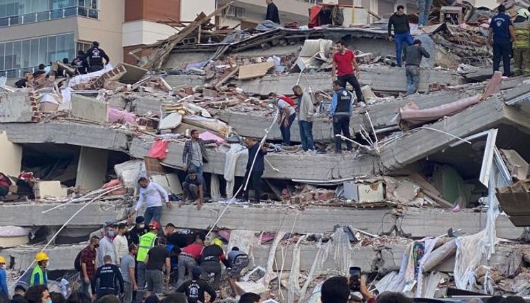 دمار ناجم عن أحد الزلازل بتركيا (أرشيفية)