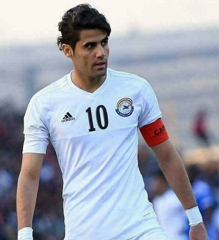 علاء عبدالزهرة لاعب الزوراء فريق القوة الجوية