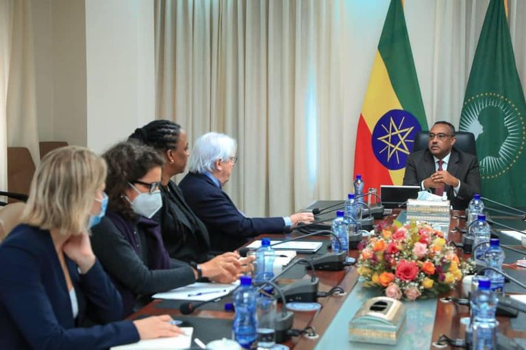 رئيسة إثيوبيا ومارتن جريفيث 