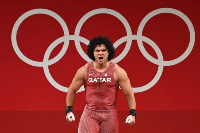 العداء القطري فارس إبراهيم أولمبياد طوكيو 2021