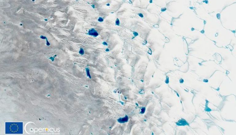 ذوبان شديد للصفيحة الجليدية في غرينلاند