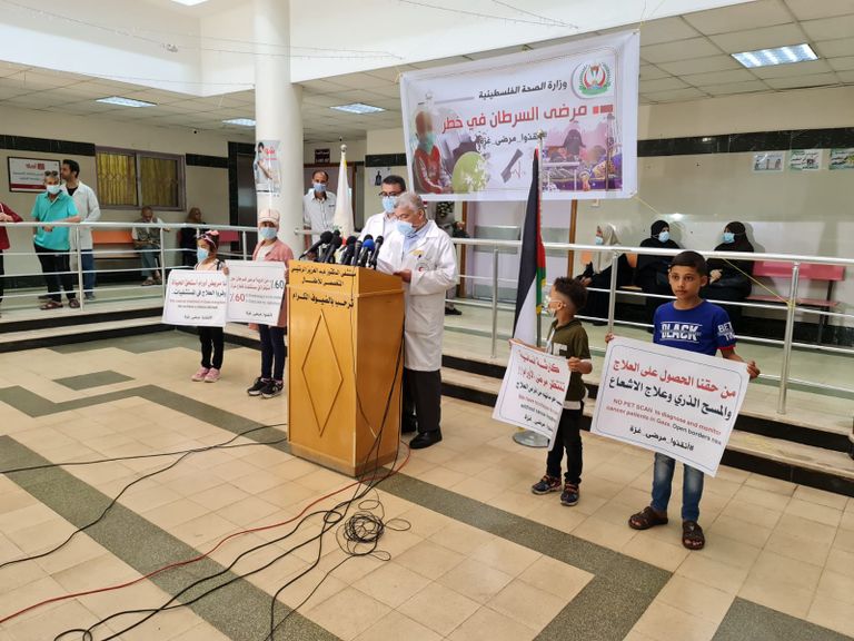 مرضى سرطان بغزة