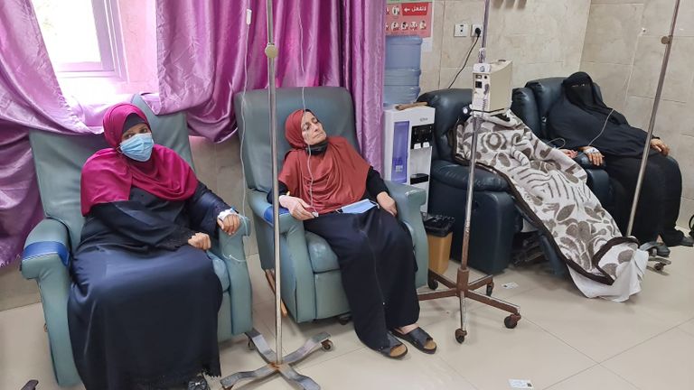 مرضى سرطان بغزة